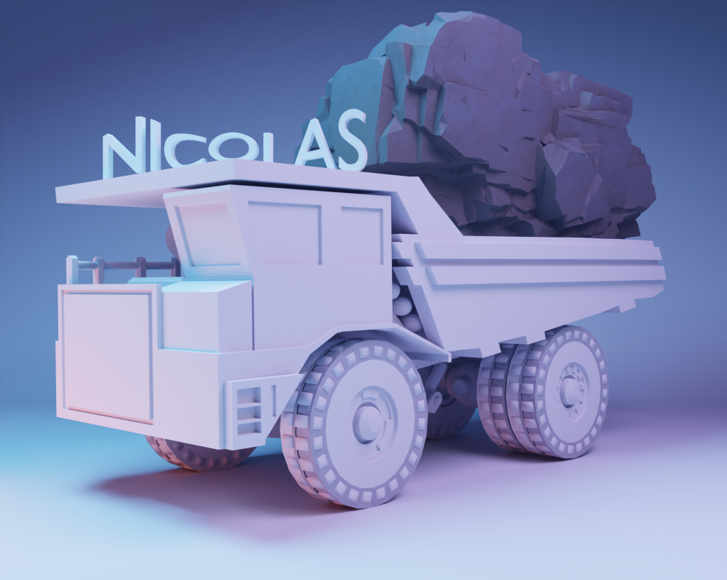 nicolas brulport modelisation camion volvo blender